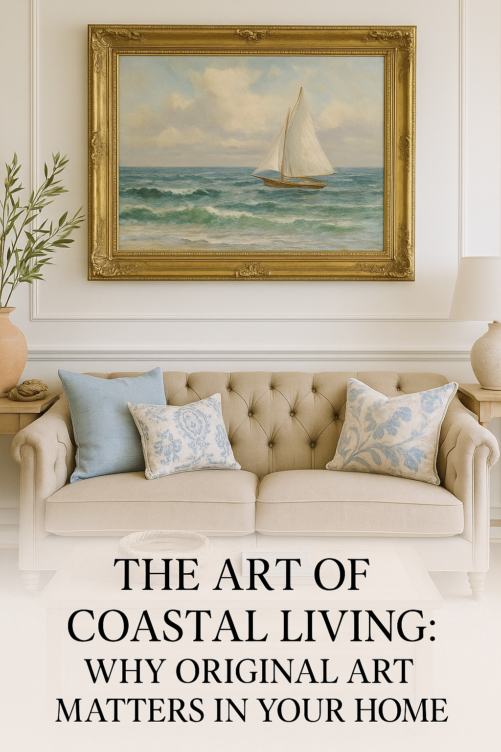 The Art of Coastal Living: Why Original Art Matters in Your Home