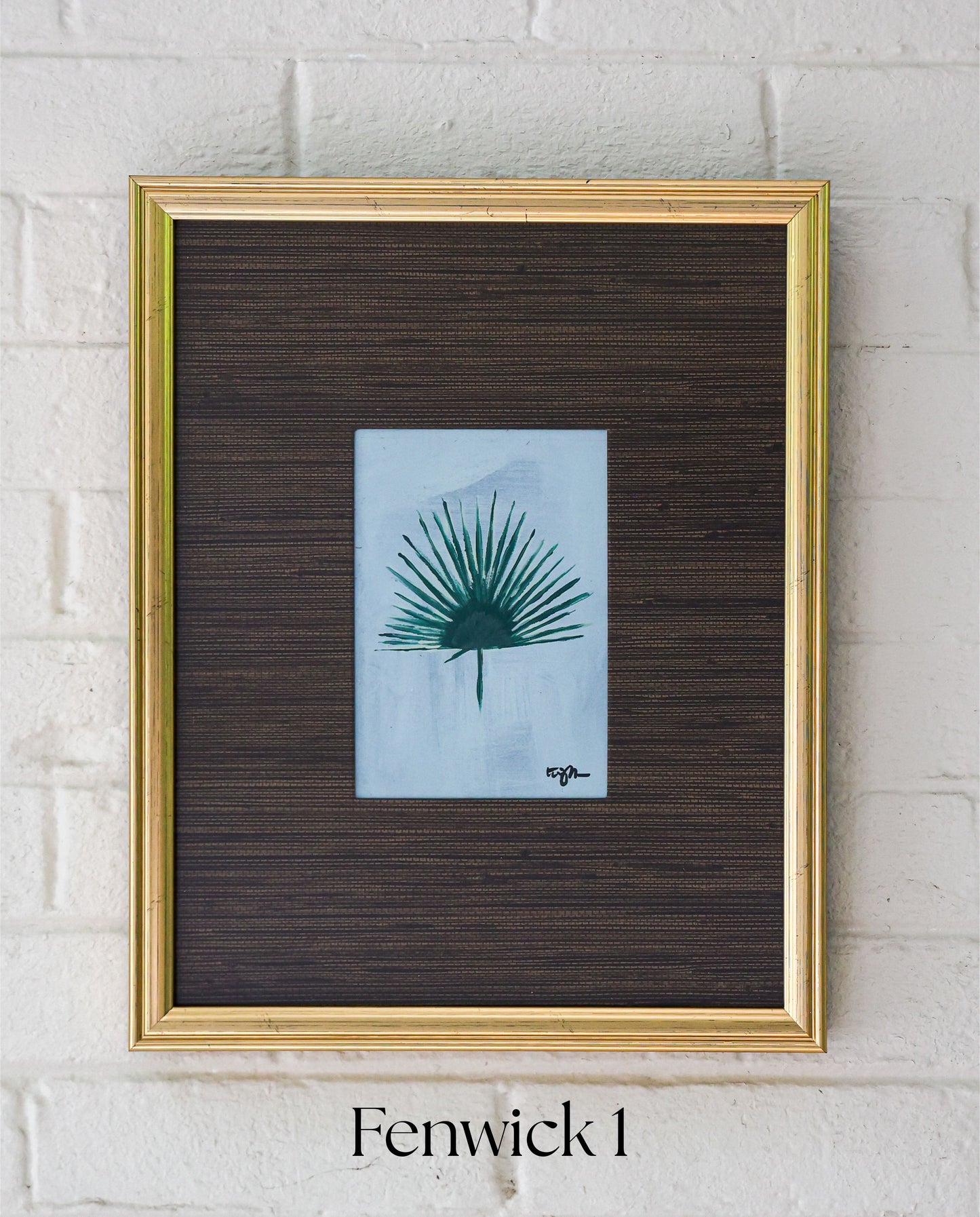 Fenwick Series – Original Acrylic Palm Studies by Tierney Gordon