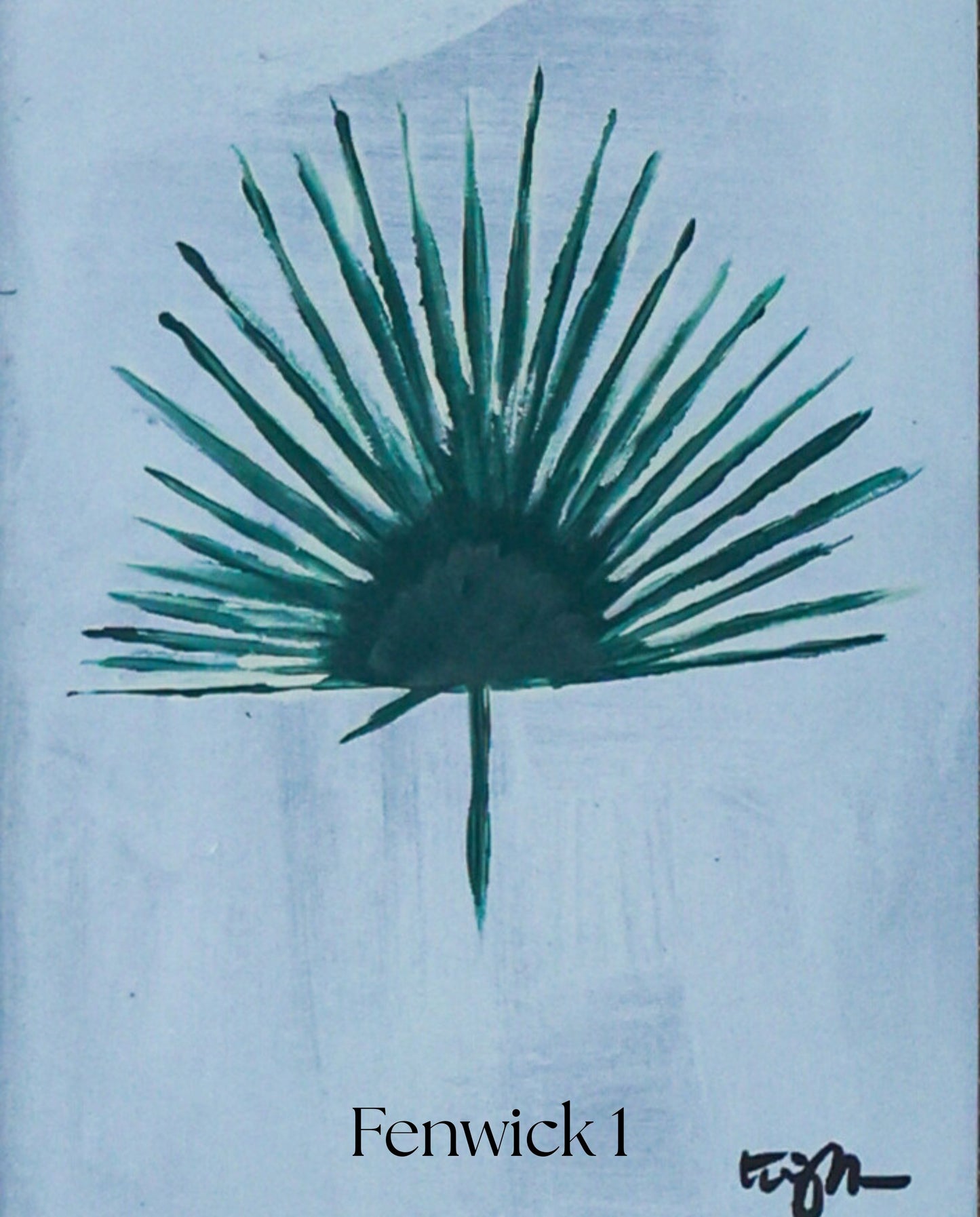 Fenwick Series – Original Acrylic Palm Studies by Tierney Gordon