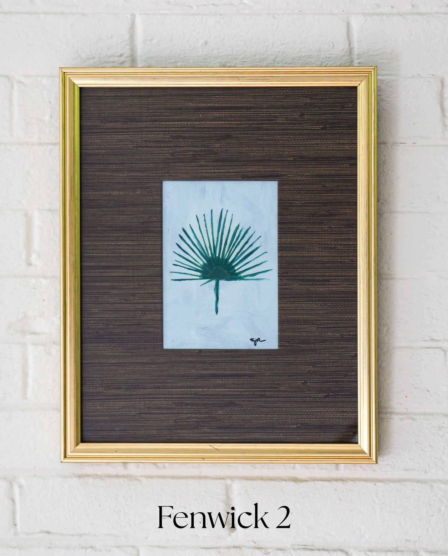 Fenwick Series – Original Acrylic Palm Studies by Tierney Gordon