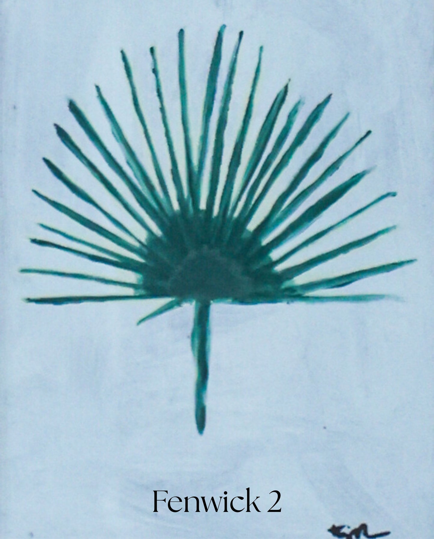 Fenwick Series – Original Acrylic Palm Studies by Tierney Gordon