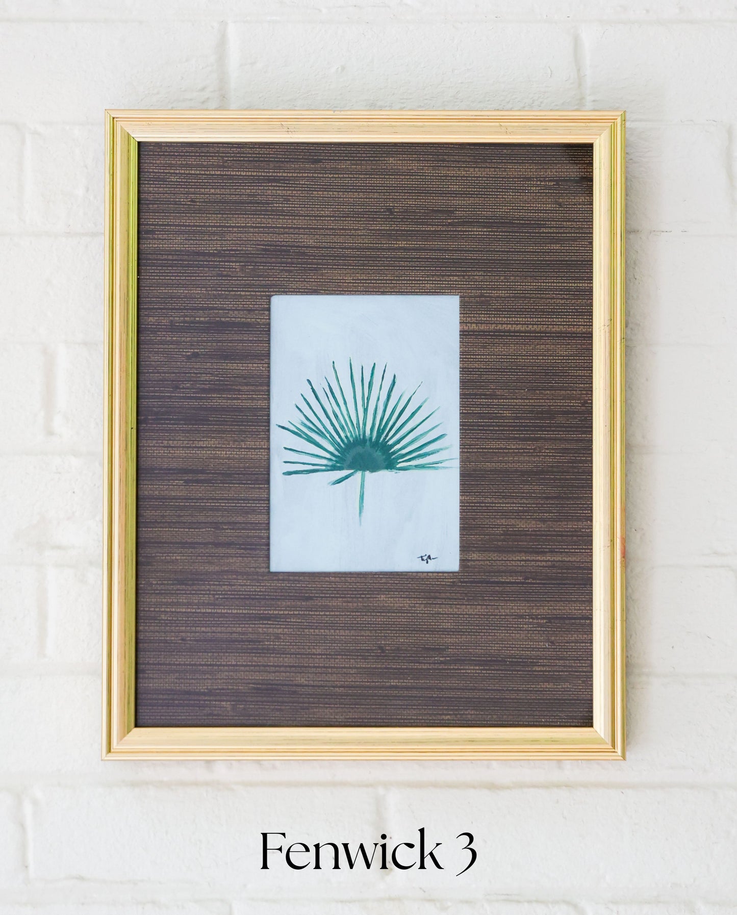 Fenwick Series – Original Acrylic Palm Studies by Tierney Gordon
