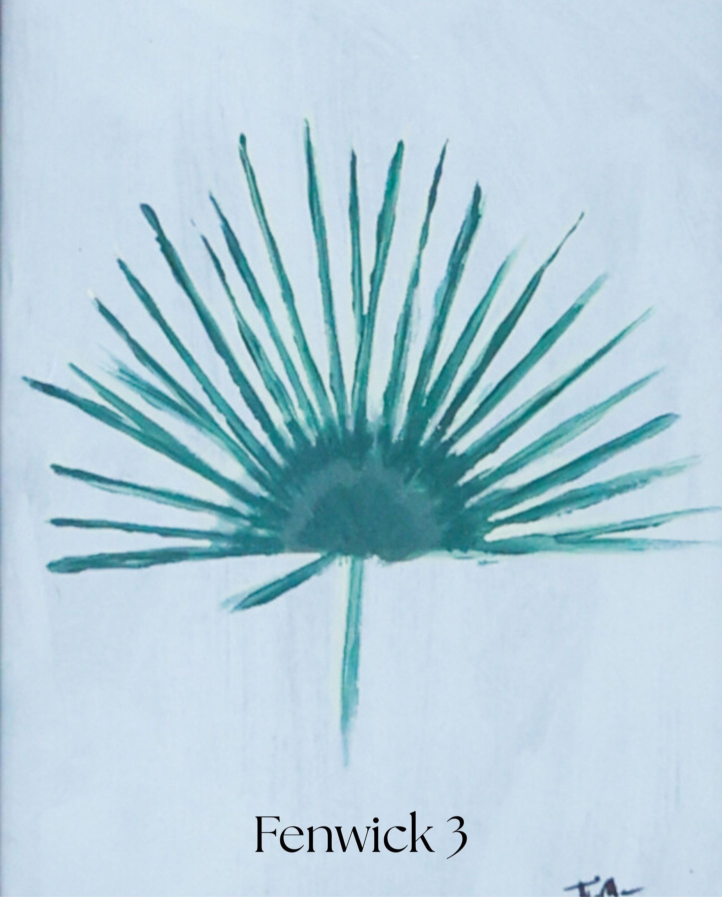 Fenwick Series – Original Acrylic Palm Studies by Tierney Gordon