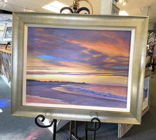 Evening on Avon Beach - by Lorraine Dey