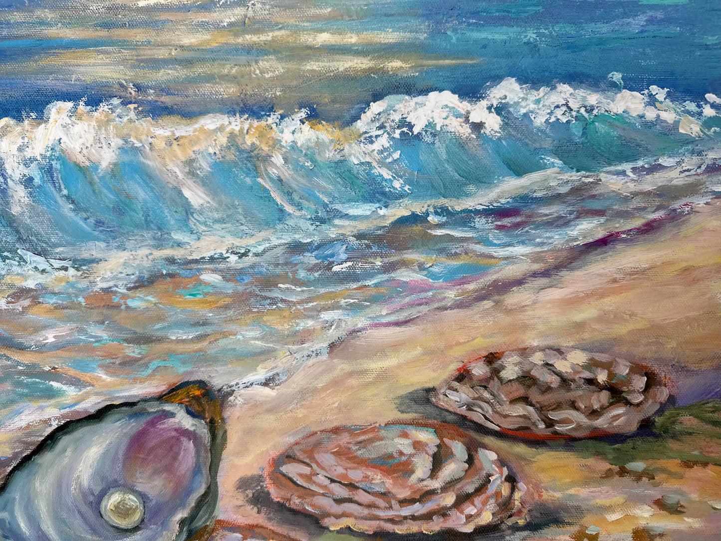 Tidal Offering / Michelle Dalrymple / 16x20 / Oil on Canvas