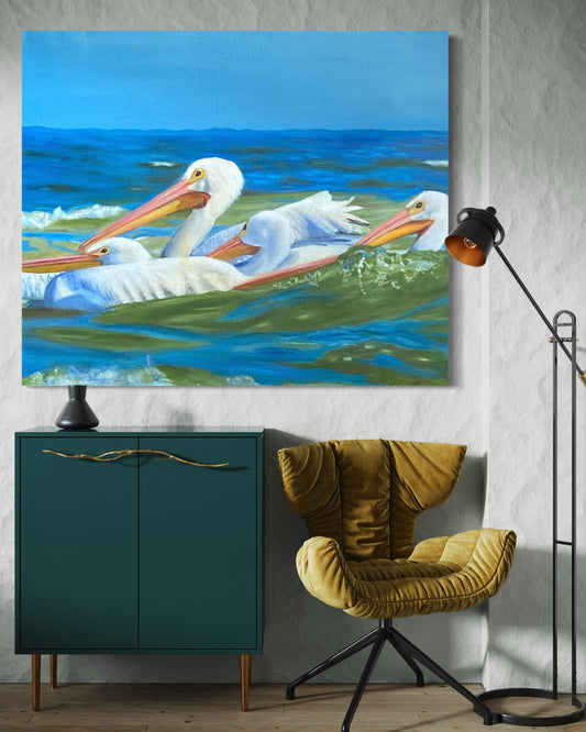 Surfing The Wave - by Laura Steinhauer