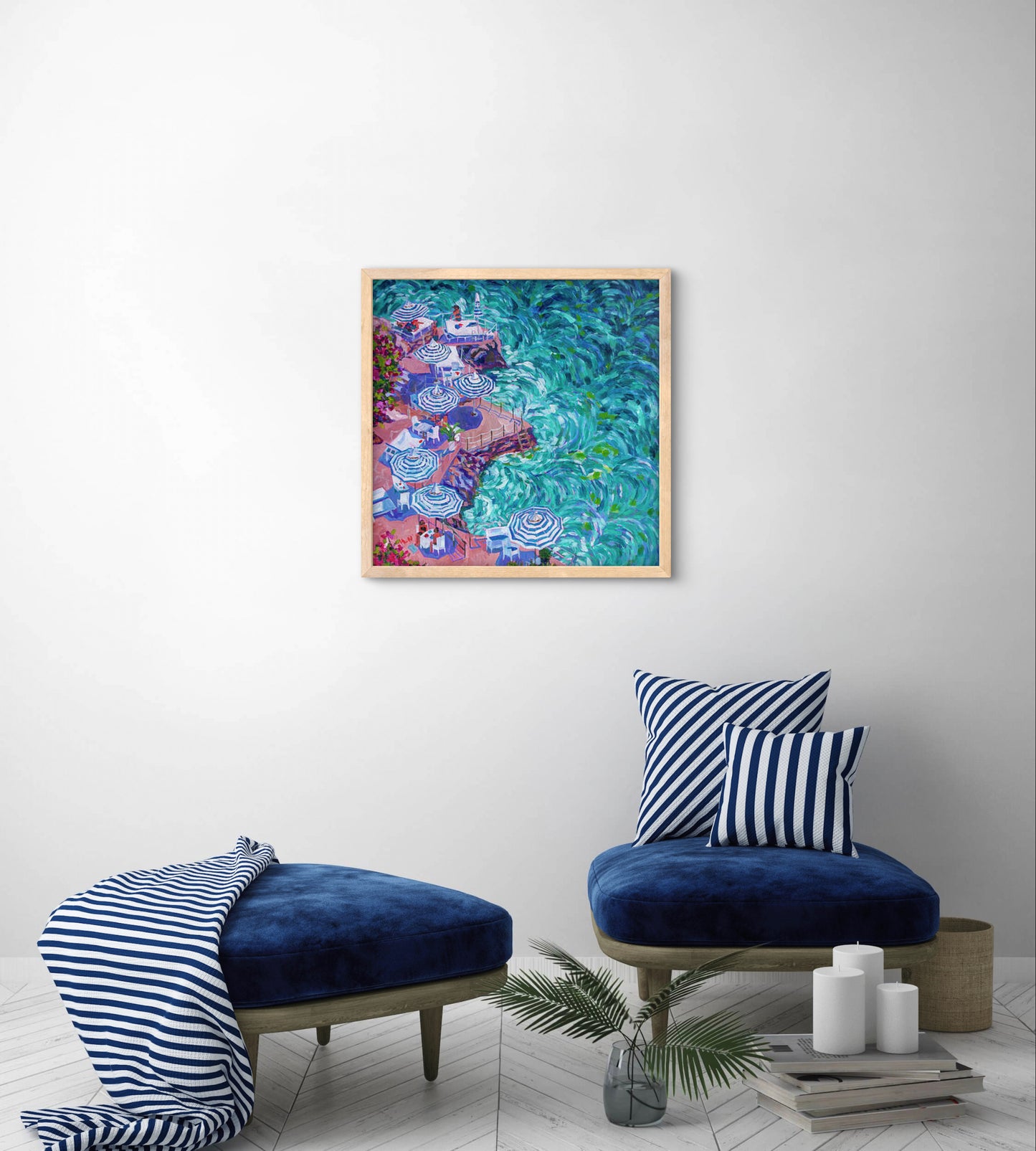 Umbrellas at La Scogliera, Positano Italy - Heather Nagy