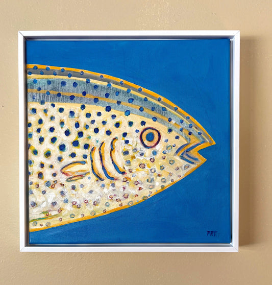 Fish Head #6 / Pamela Tarbell / 14x14 / Framed