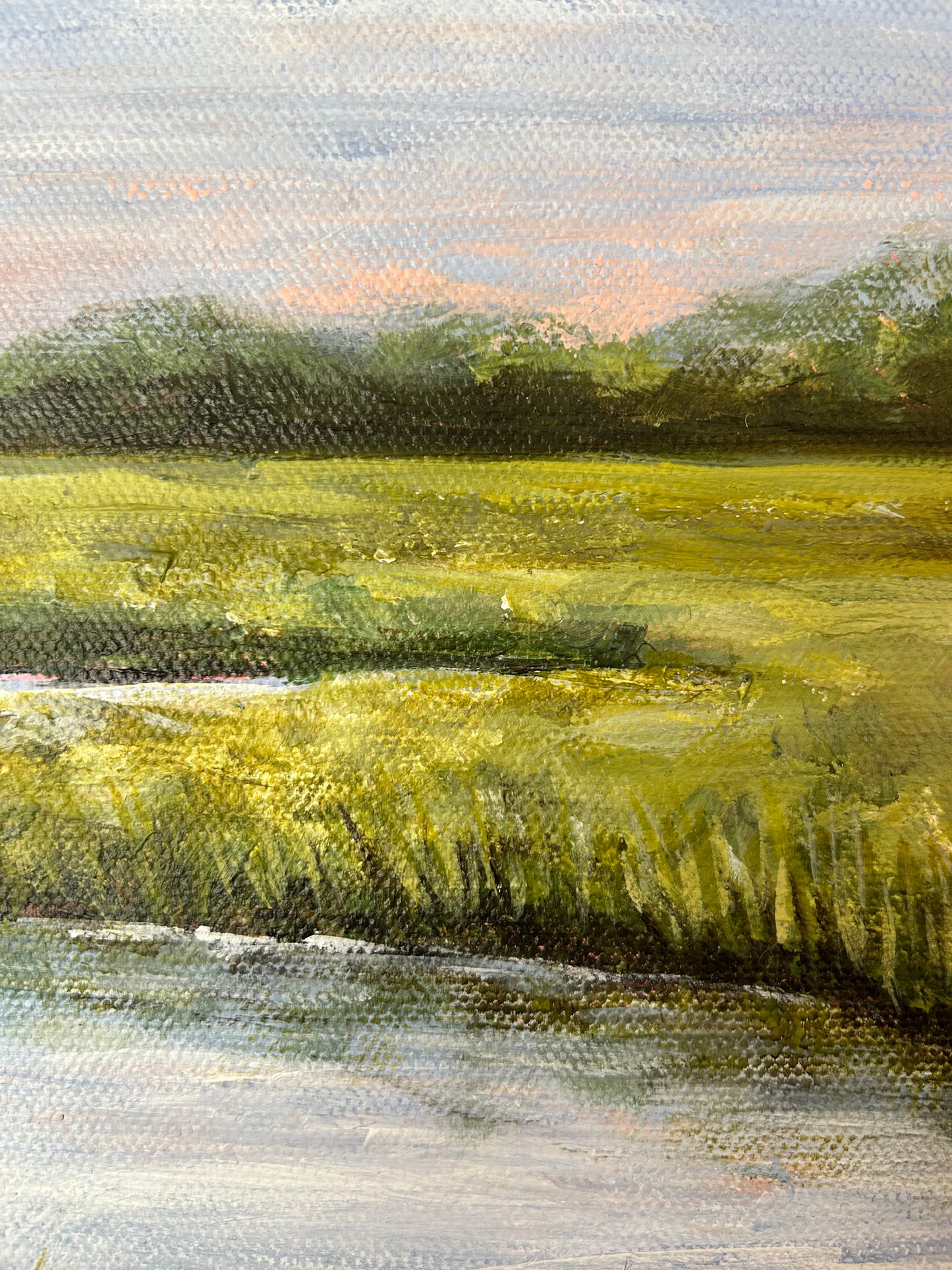 Sawgrass / Melissa Lawrence / 16x16 / Acrylic on Canvas