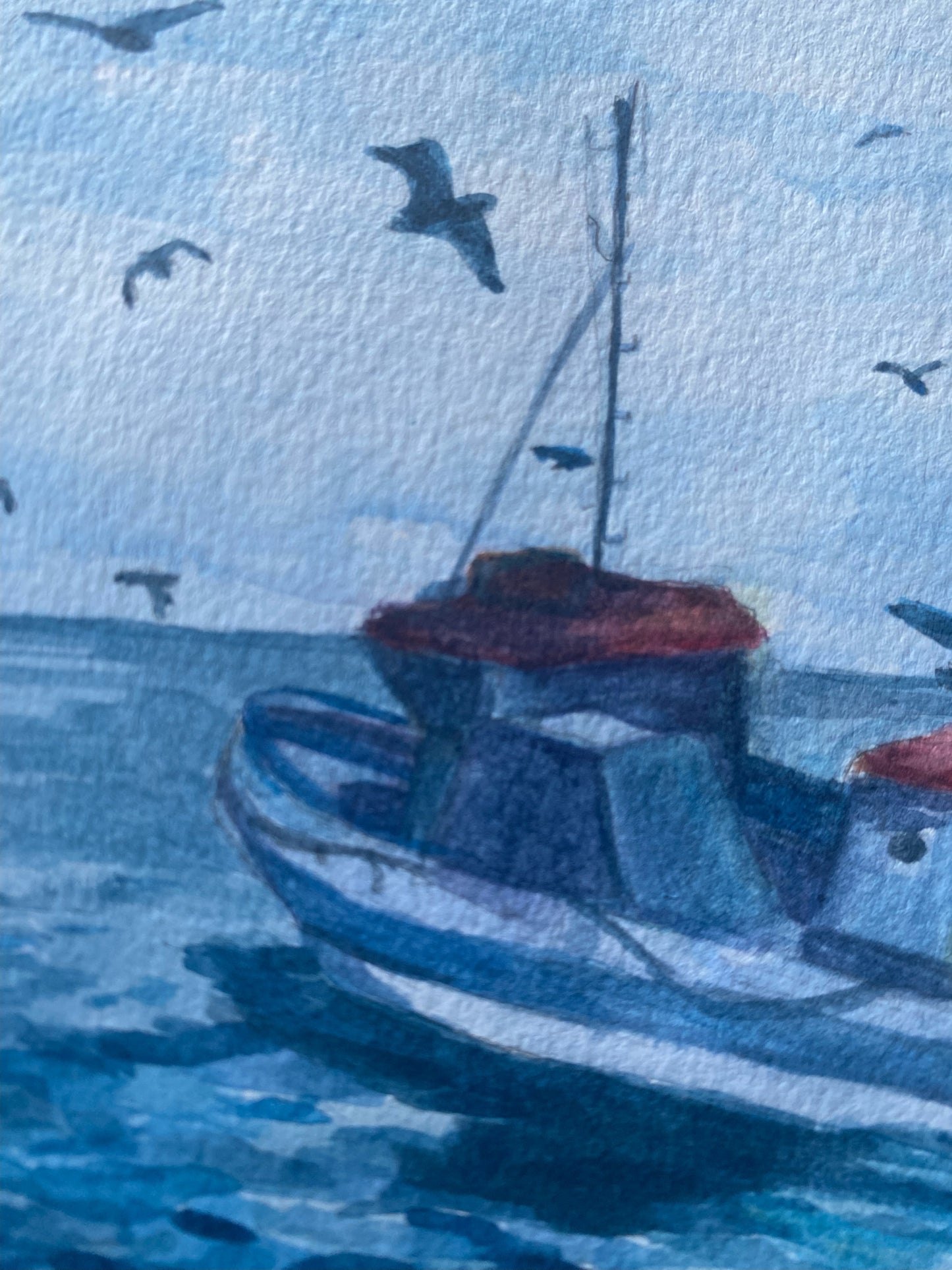 Fishing Boat - by Hannah Moore