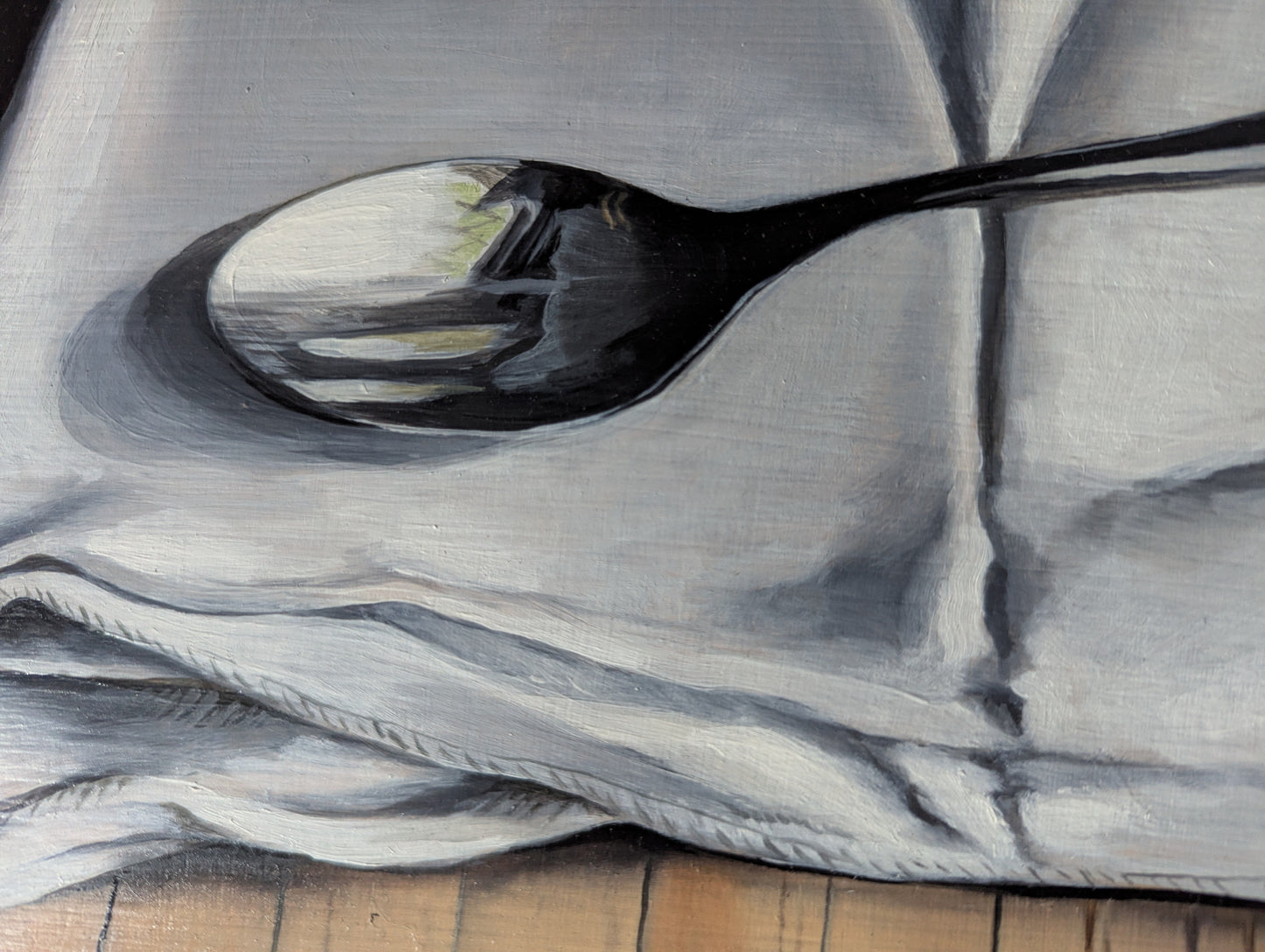 Spoon on Kitchen Towel - by Bryan Gorski