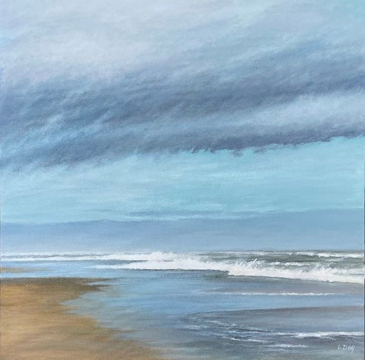 Morning Beach Walk - by Lorraine Dey