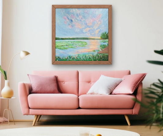 Whispers Over the Marsh / Alicia Colella / 30x30