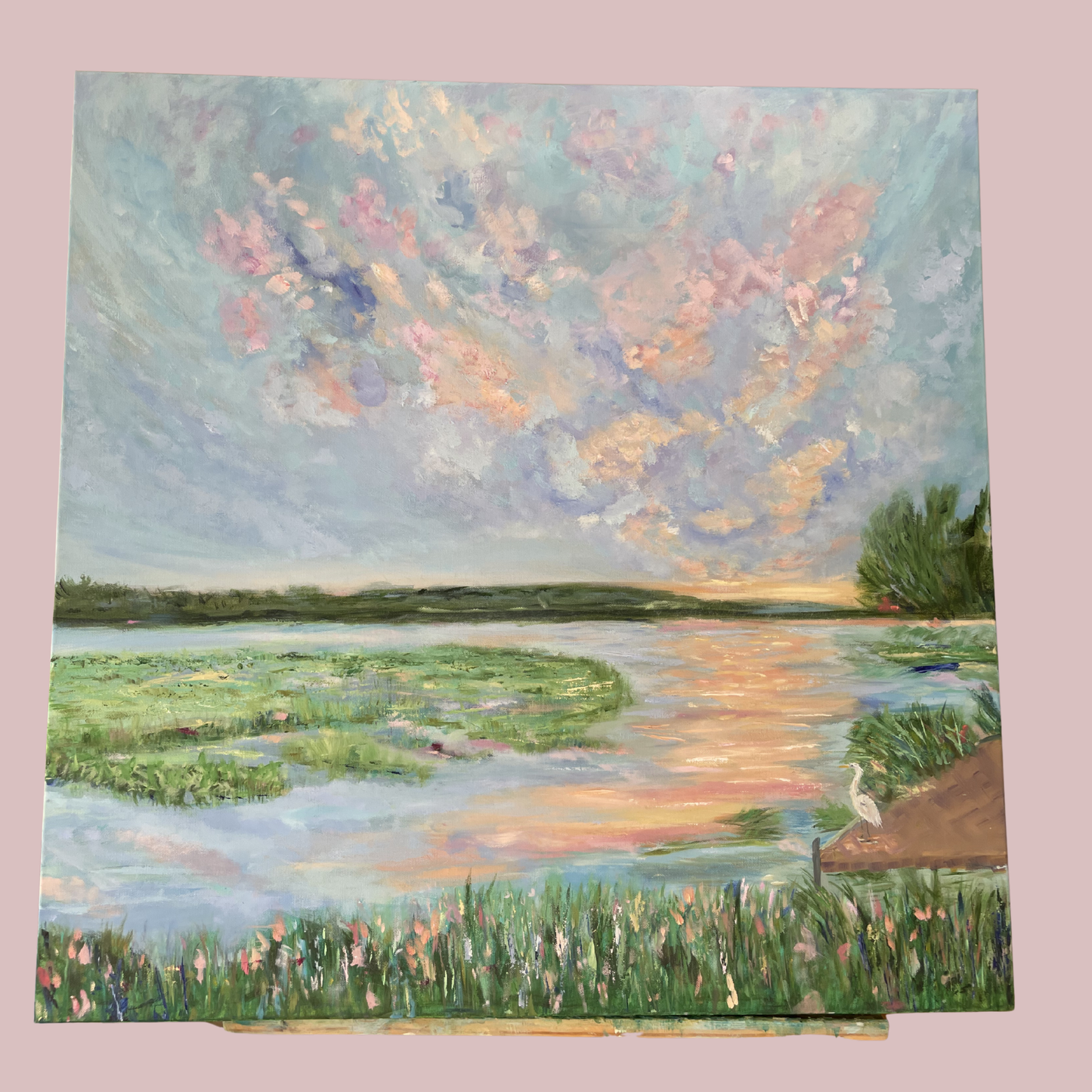 Whispers Over the Marsh / Alicia Colella / 30x30