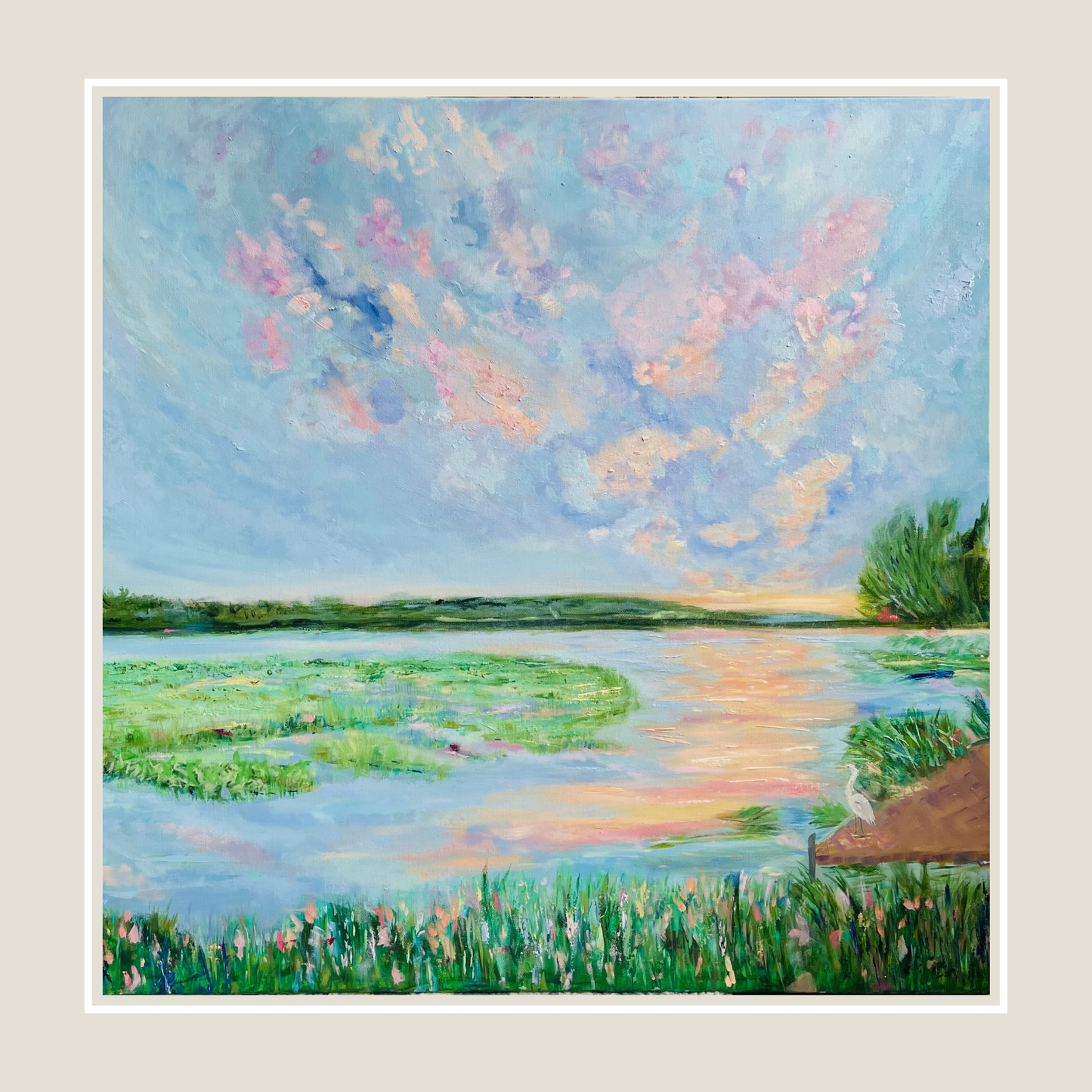 Whispers Over the Marsh / Alicia Colella / 30x30