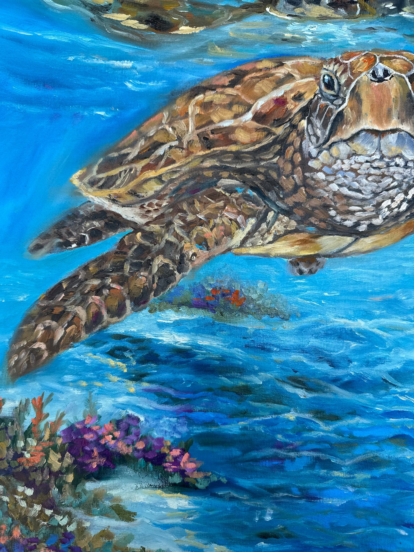Between Two Worlds / Michelle Dalrymple / 16x20 / Framed / Oil on Canvas