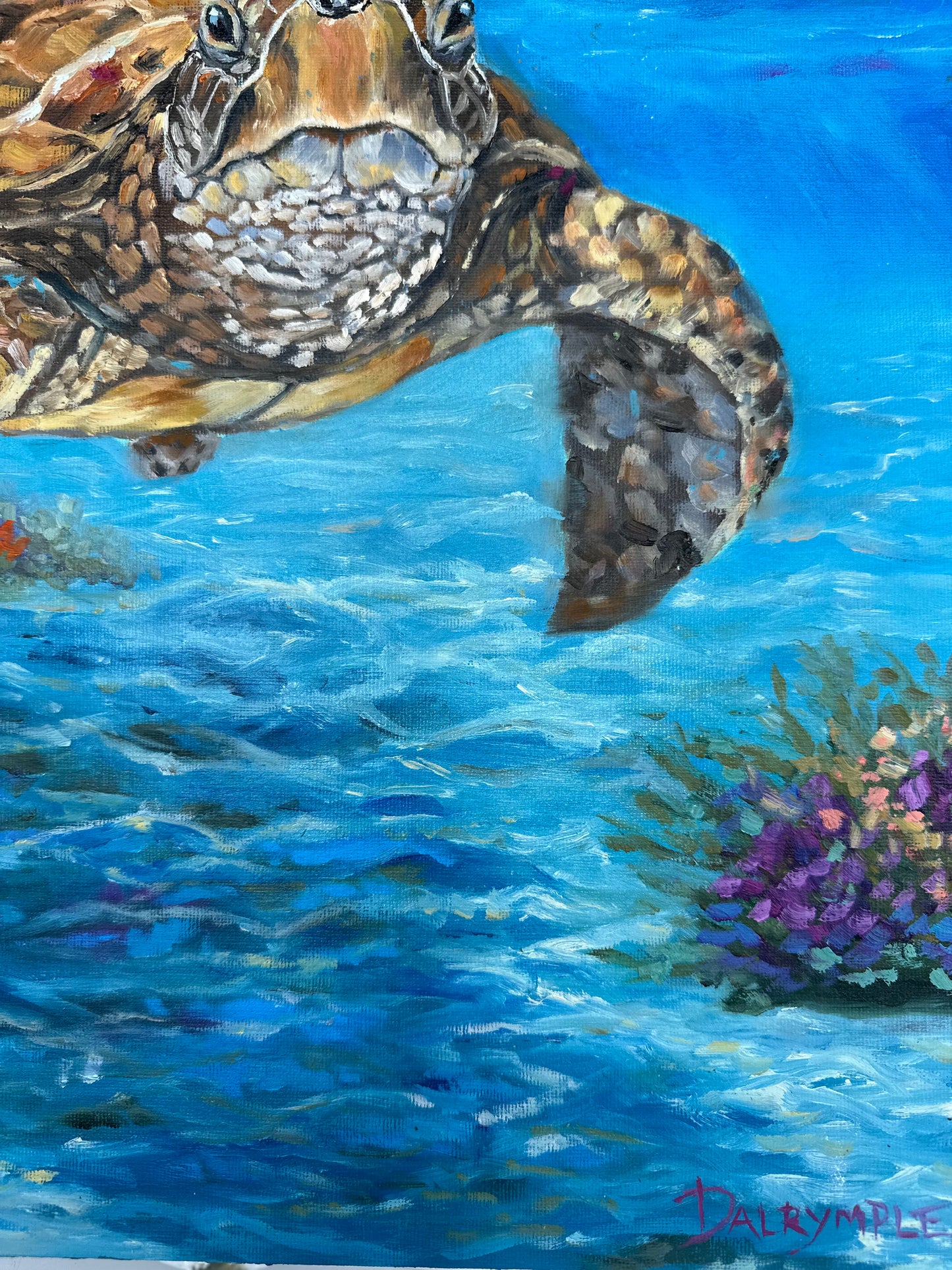 Between Two Worlds / Michelle Dalrymple / 16x20 / Framed / Oil on Canvas