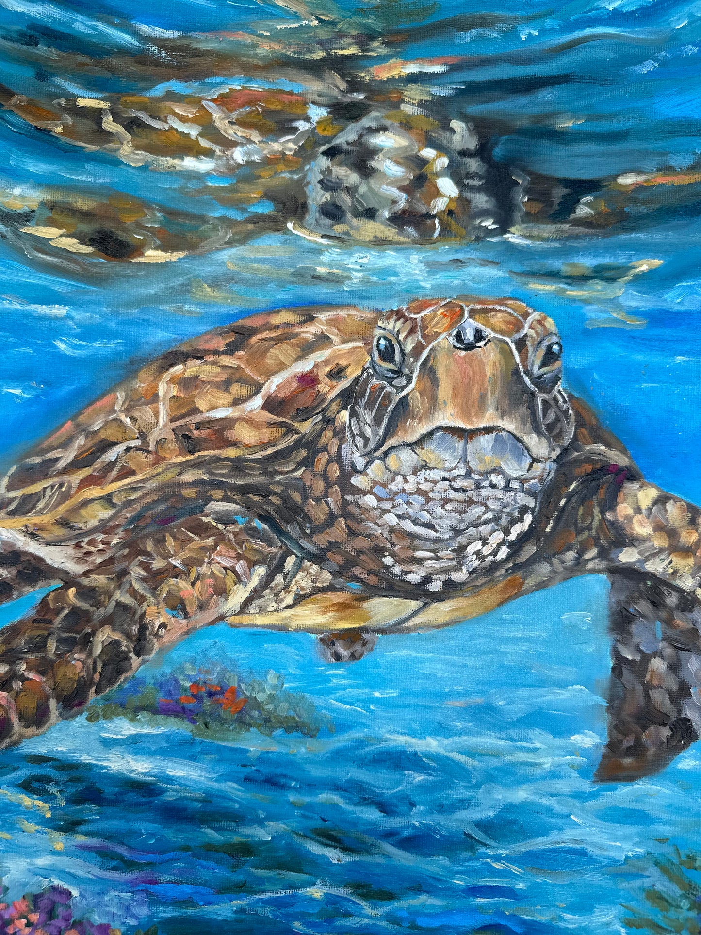 Between Two Worlds / Michelle Dalrymple / 16x20 / Framed / Oil on Canvas
