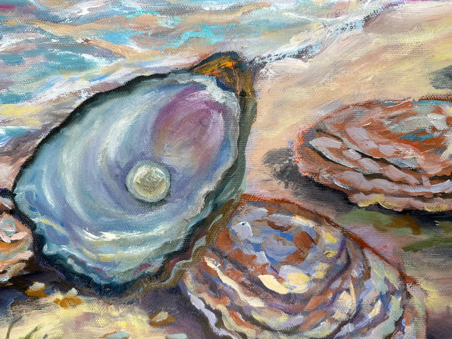 Tidal Offering / Michelle Dalrymple / 16x20 / Oil on Canvas