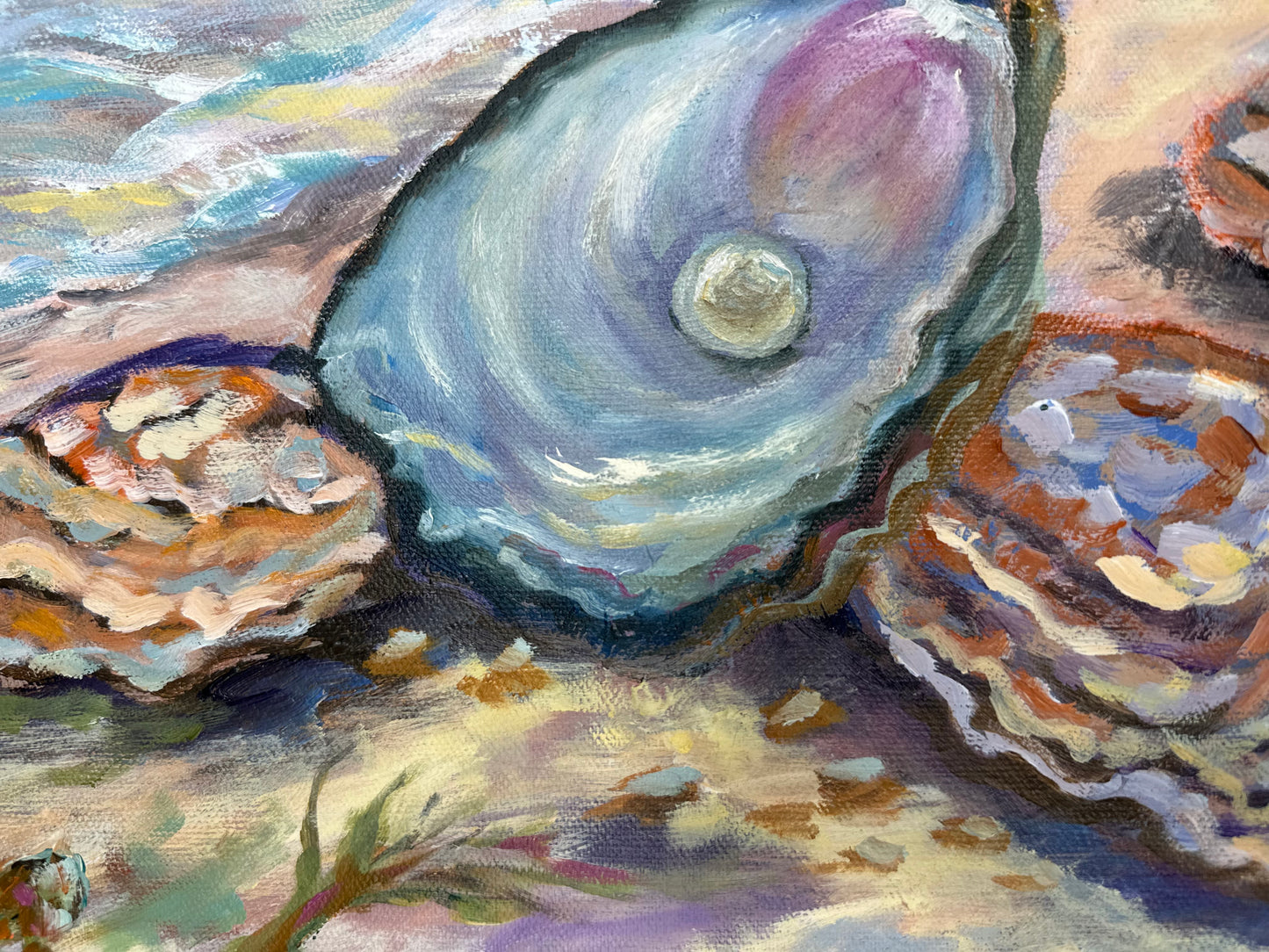 Tidal Offering / Michelle Dalrymple / 16x20 / Oil on Canvas