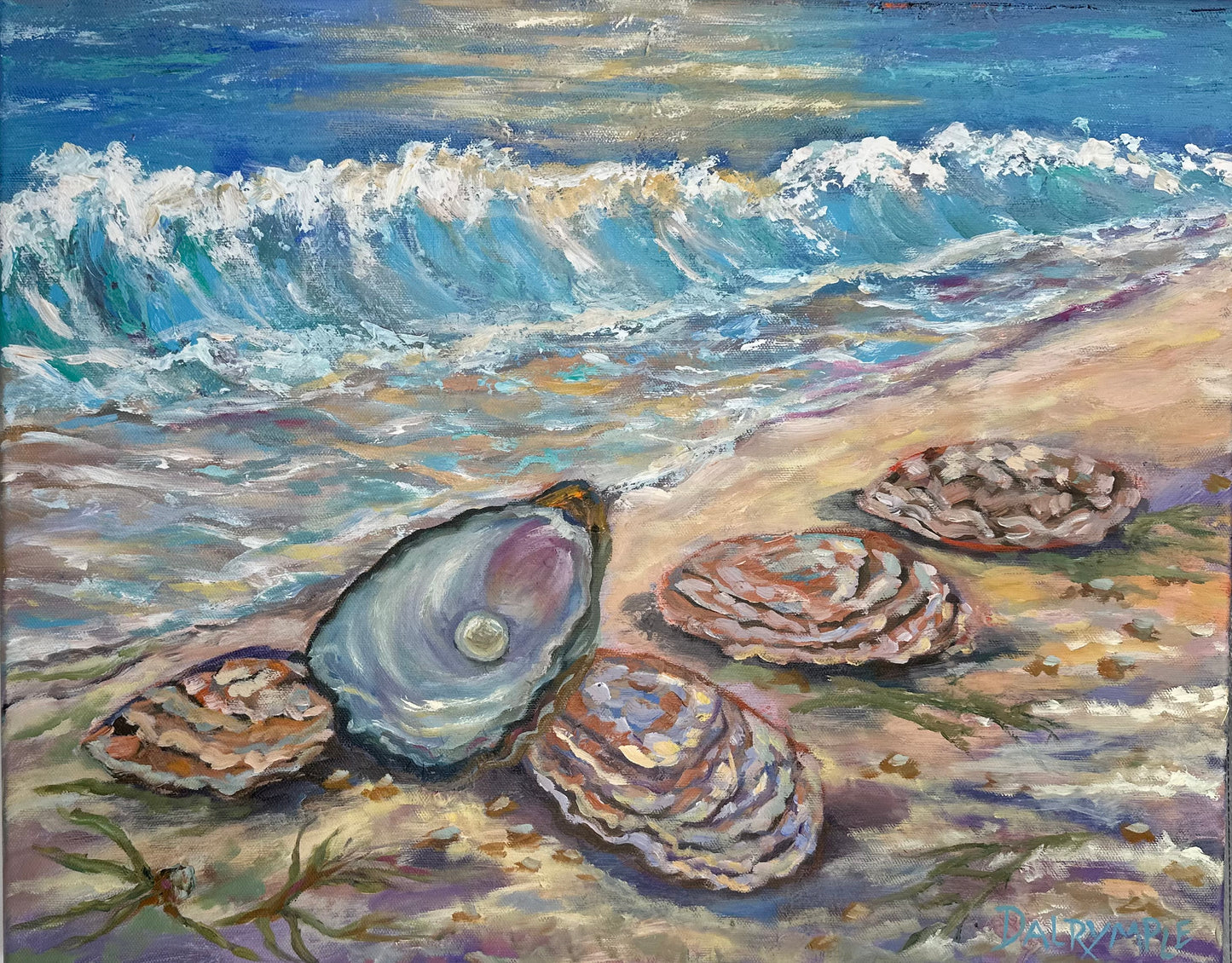Tidal Offering / Michelle Dalrymple / 16x20 / Oil on Canvas