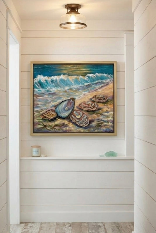 Tidal Offering / Michelle Dalrymple / 16x20 / Oil on Canvas