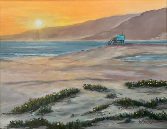 Malibu Zuma Sundown / Dorothy Gail Scott / 11x14