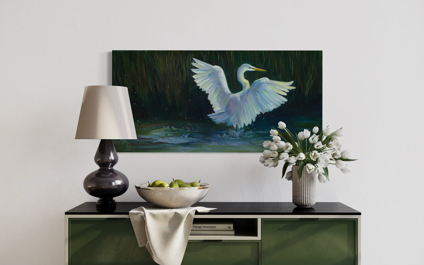 Marsh Lit Morning - by Laura Steinhauer