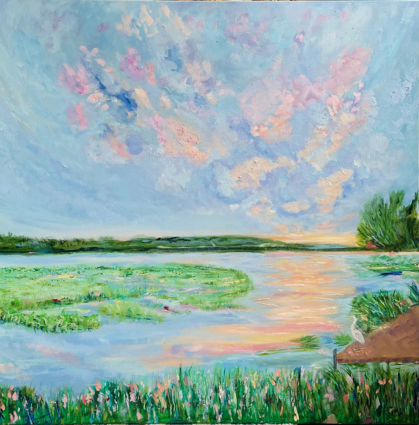 Whispers Over the Marsh / Alicia Colella / 30x30