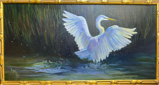 Marsh Lit Morning - by Laura Steinhauer