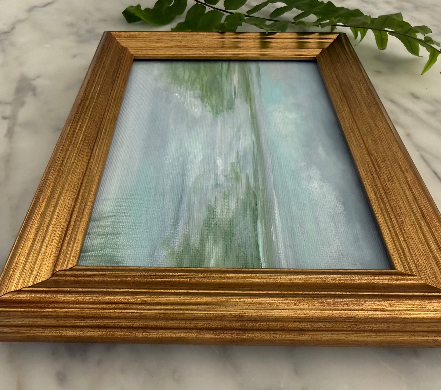 Morning Light / Lori Bowen / 5x7 / Framed / Acrylic & Oil on Panel