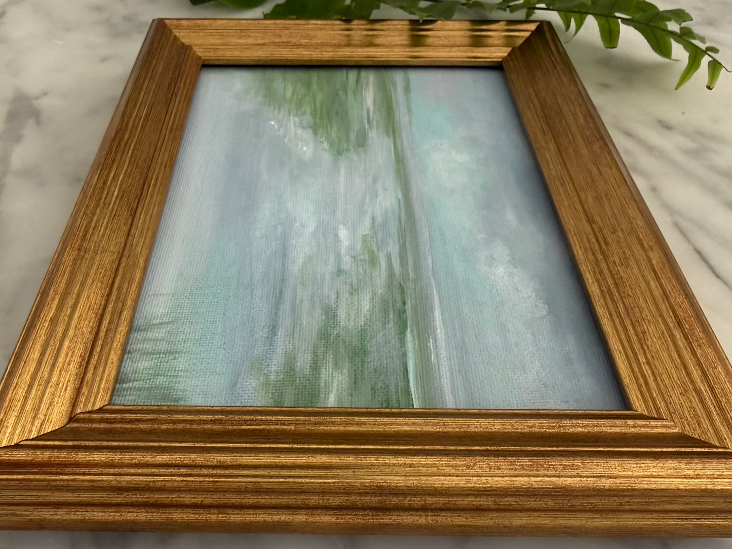 Morning Light / Lori Bowen / 5x7 / Framed / Acrylic & Oil on Panel