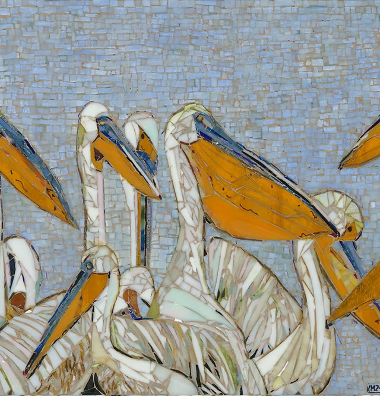 Gossip Pelicans Prints / Jackie C. Mitterer