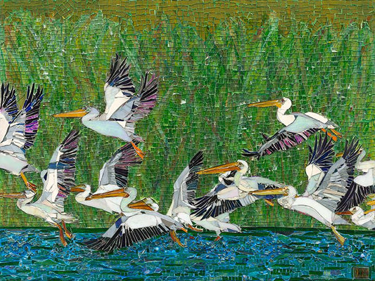 The 15th Airlift Squadron / Jackie C. Mitterer / 40x30 / Mosaic Tile