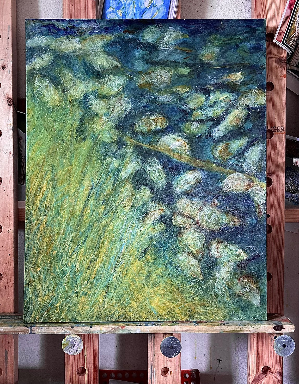 Wild & Briny Oyster Bed / Sandra FitzSimmons / 30x24