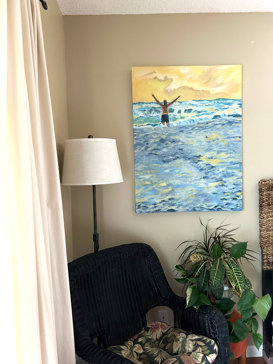 Reawakening / Jerilyn Brown / 40x30 / Acrylic on Canvas