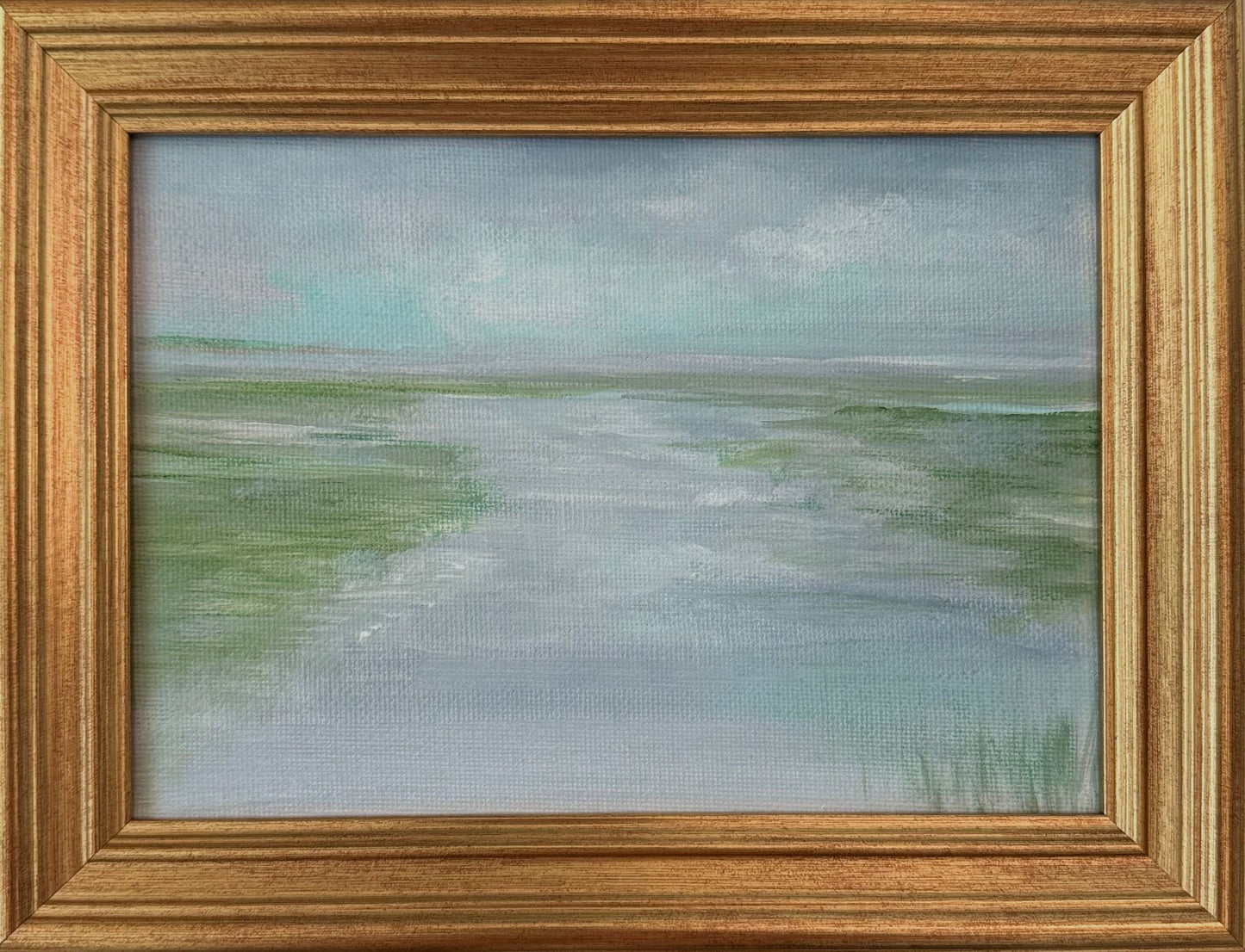 Morning Light / Lori Bowen / 5x7 / Framed / Acrylic & Oil on Panel