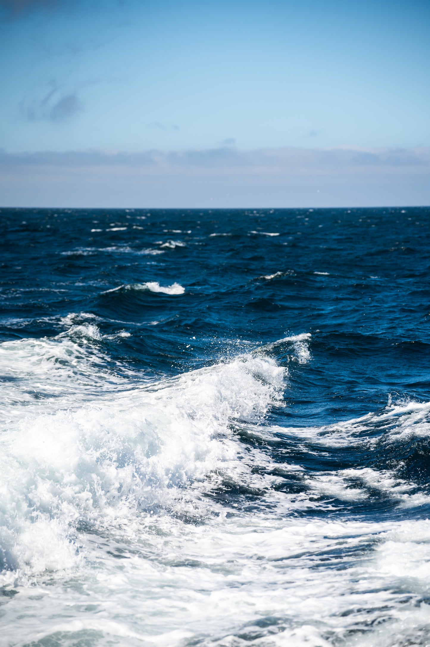 North Atlantic Waves / FenixPDE / Framed Photography Canvas Print