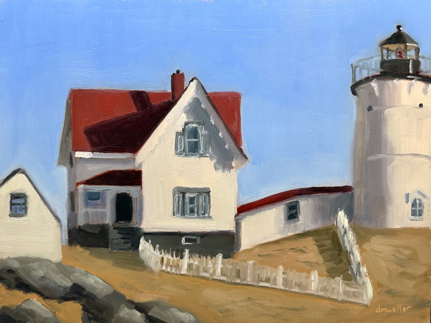 Nubble in Winter - by Debbie Mueller