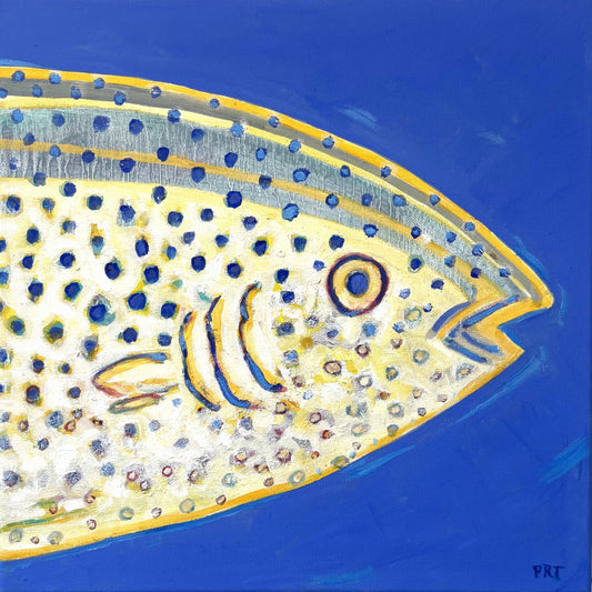 Fish Head #6 / Pamela Tarbell / 14x14 / Framed