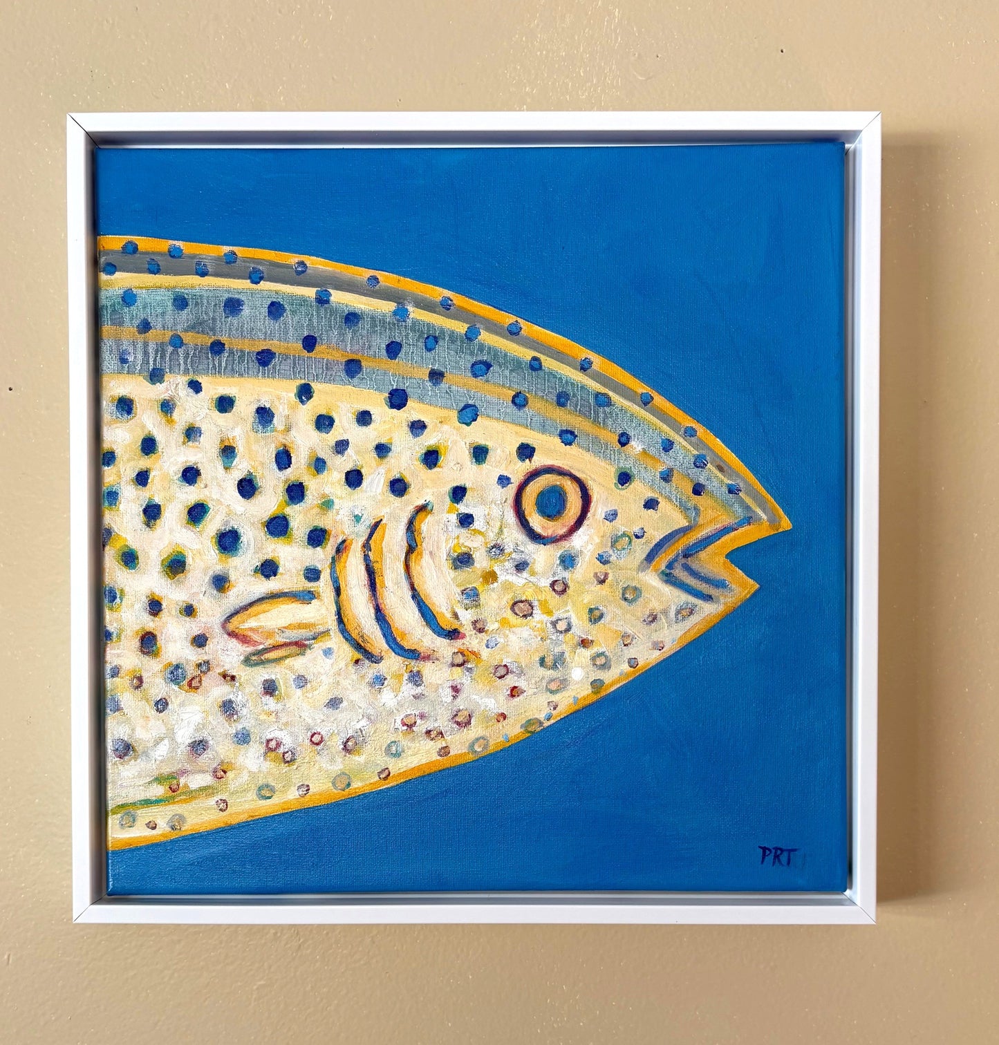 Fish Head #6 / Pamela Tarbell / 14x14 / Framed