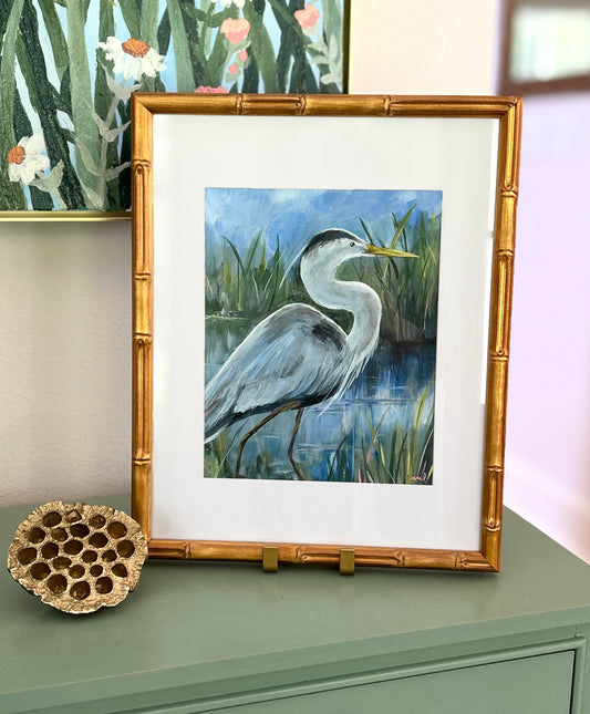 Reflections / Melissa Lawrence / 8x10 / Framed / Acrylic on Paper