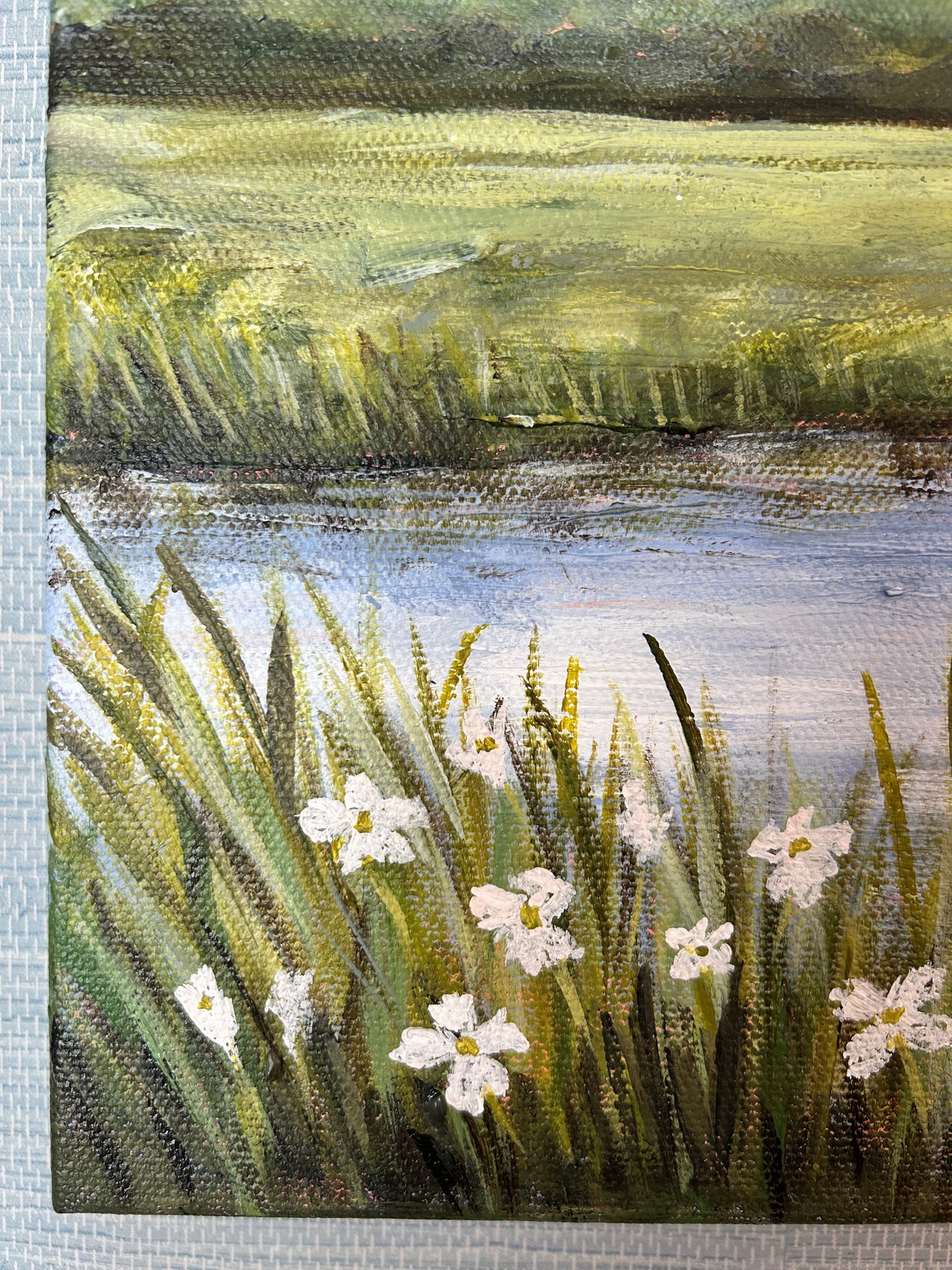 Sawgrass / Melissa Lawrence / 16x16 / Acrylic on Canvas