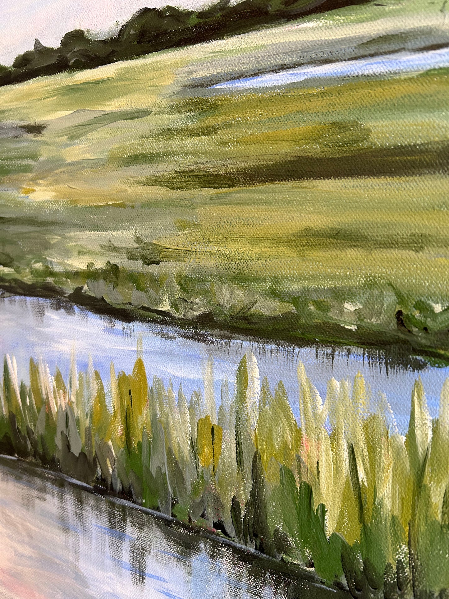 Wandering / Melissa Lawrence / 36x36 / Acrylic on Canvas