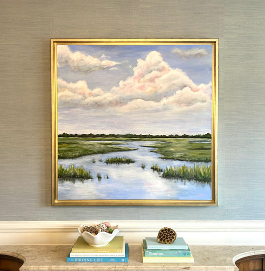 Wandering / Melissa Lawrence / 36x36 / Acrylic on Canvas