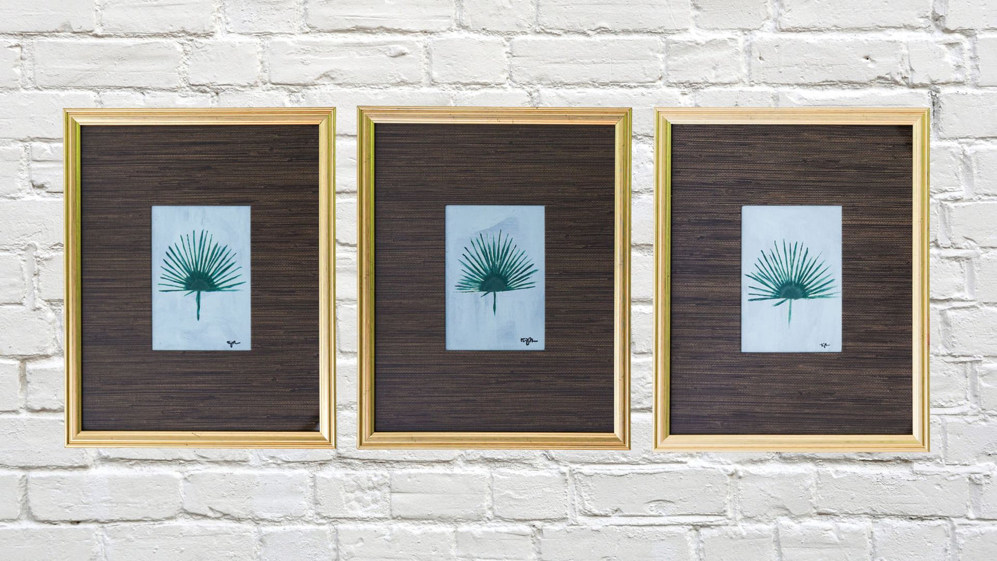 Fenwick Series – Original Acrylic Palm Studies by Tierney Gordon