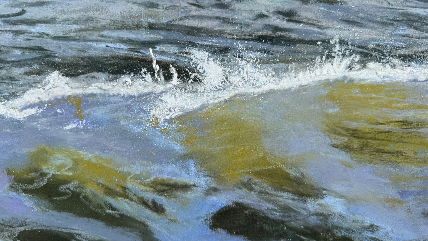 Glowing / Arlene Salmon / 16x20 / Framed / Pastel on Paper