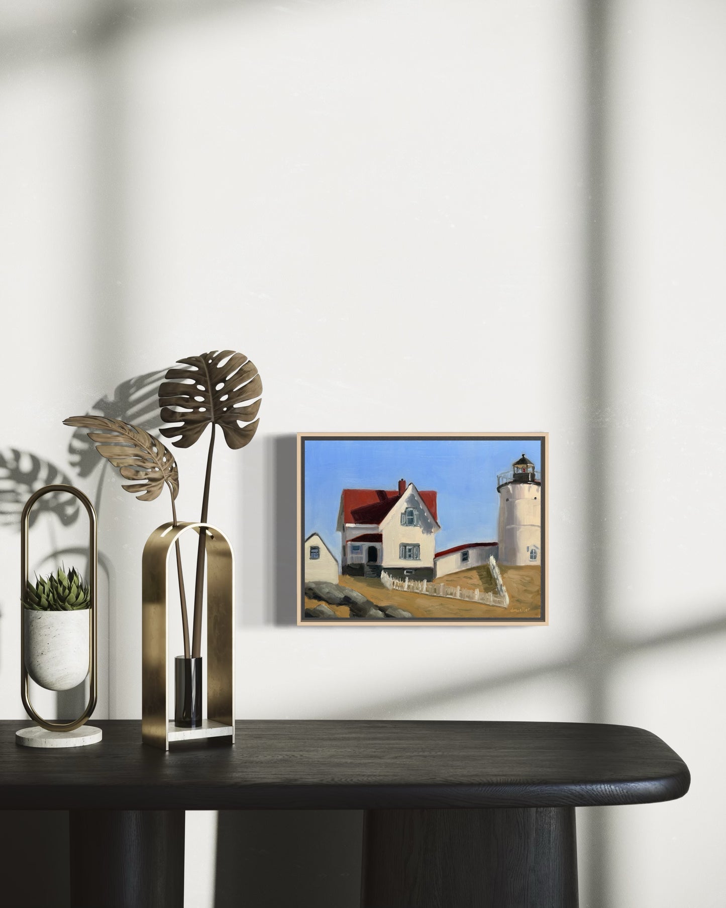 Nubble in Winter - by Debbie Mueller