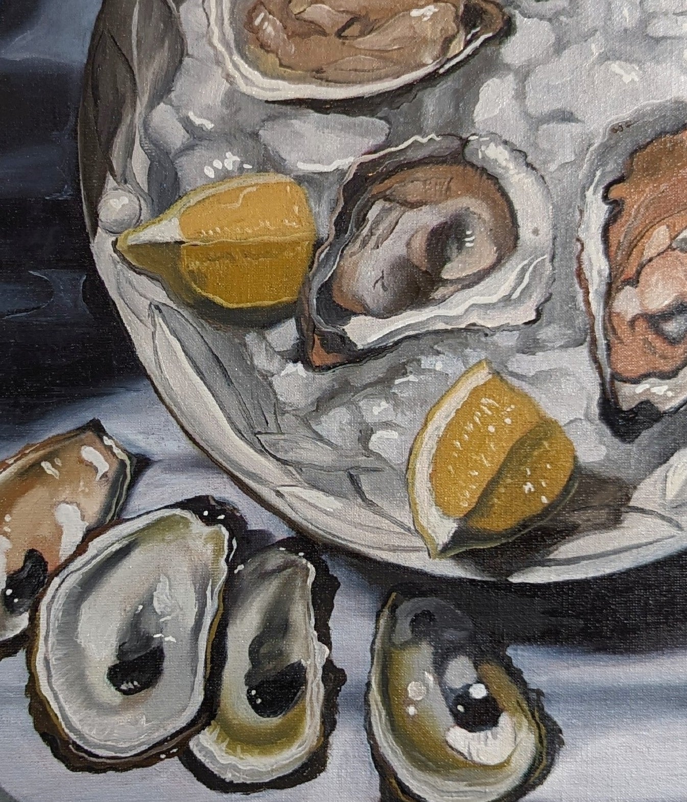 Oyster Still Life (Christmas Eve) - by Bryan Gorski