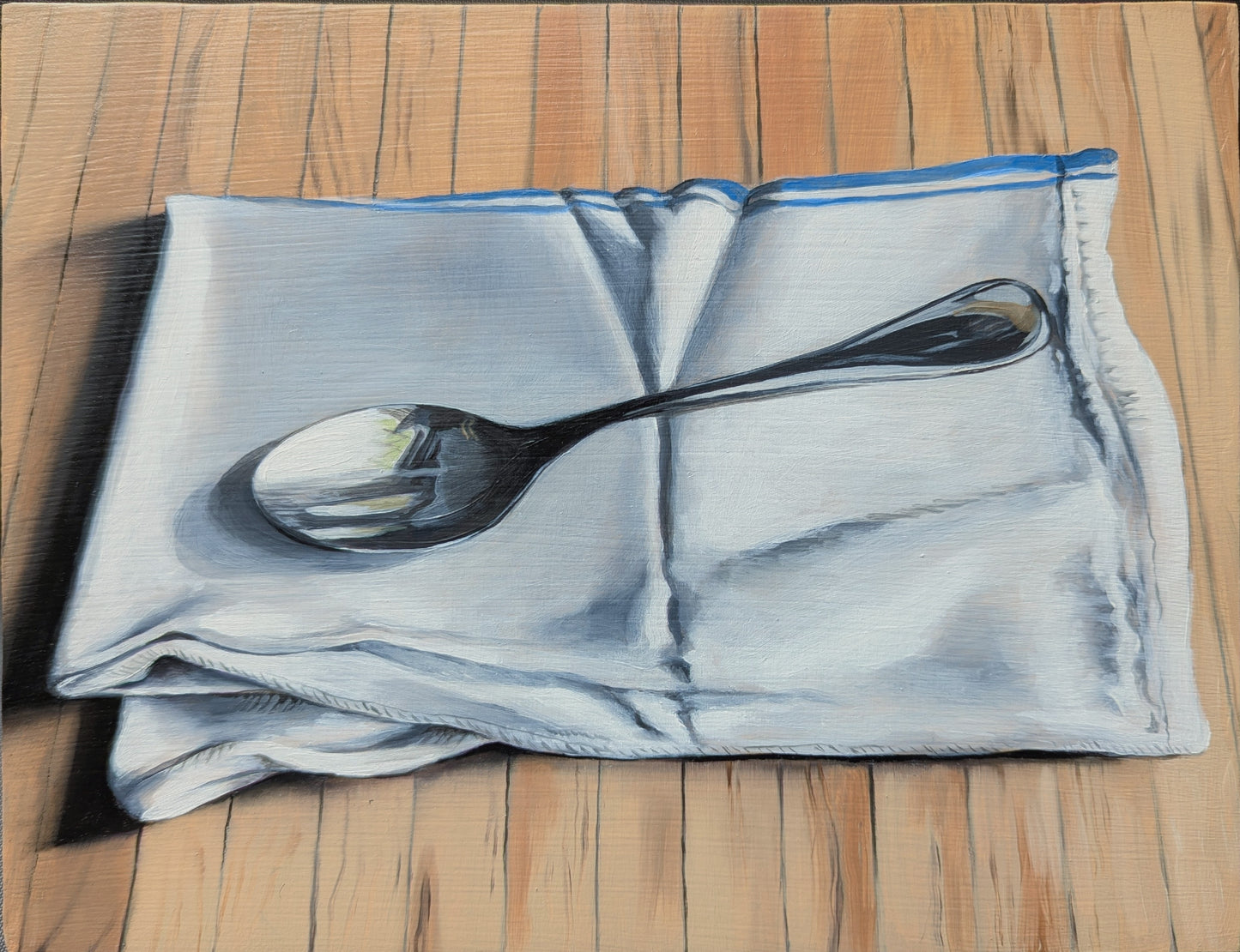 Spoon on Kitchen Towel - by Bryan Gorski